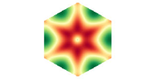 Photonic band structure in form of a star