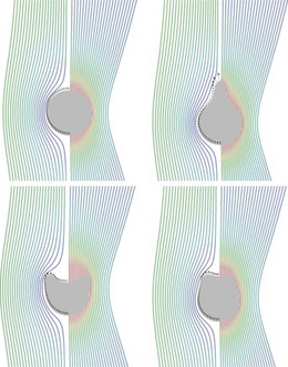 Illustration for the section Swimming of deformable microcapsules
